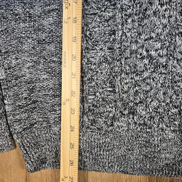 Buffalo David Bitton Sweater Mens XL Blue Cable Knit Pullover Crew Neck Knitwear - Picture 6 of 10